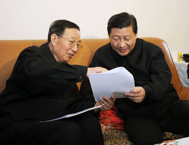 2011年1月26日，中共中央政治局常委、中央书记-处书记、国家副主席习近平同志亲切看望国家最-高科技奖获得者李振声